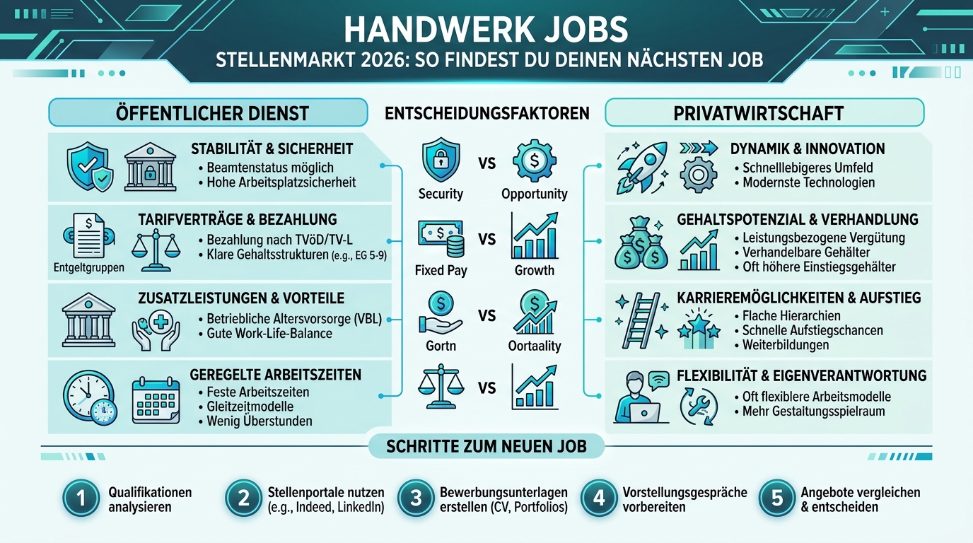 Infografik: handwerk jobs stellenmarkt