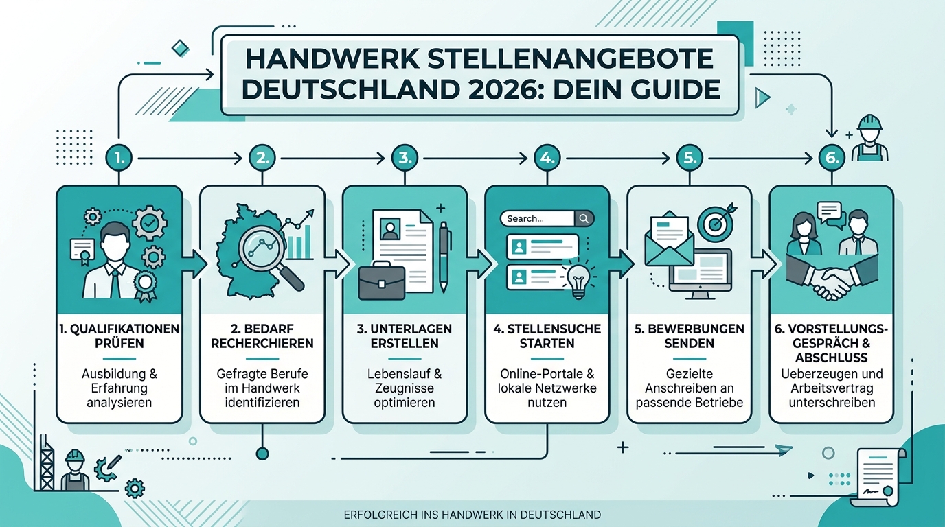 Infografik: handwerk stellenangebote deutschland