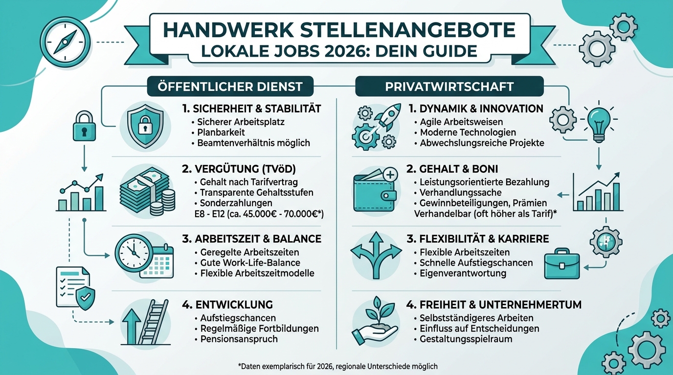 Infografik: handwerk stellenangebote lokale jobs