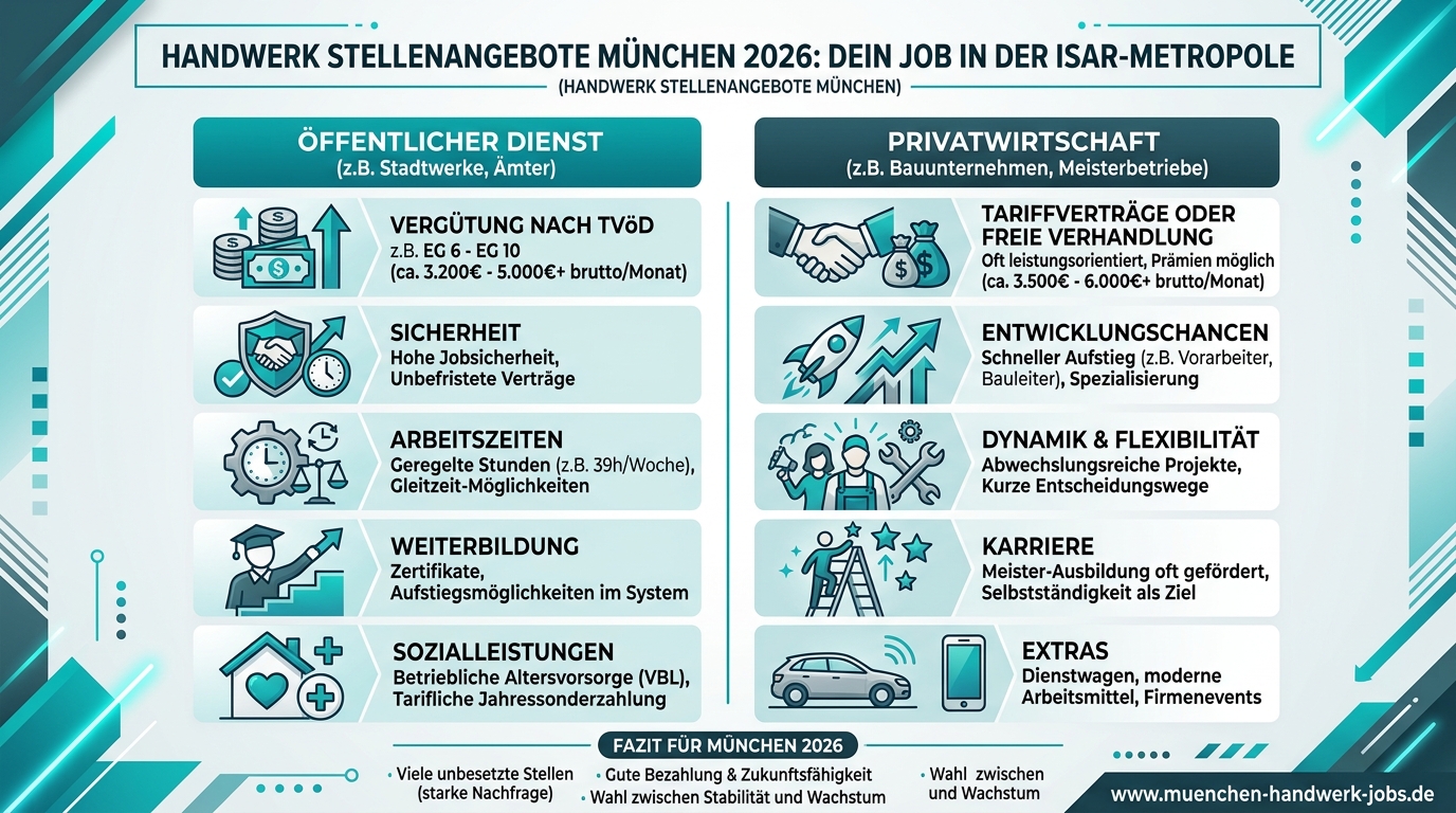 Infografik: handwerk stellenangebote münchen