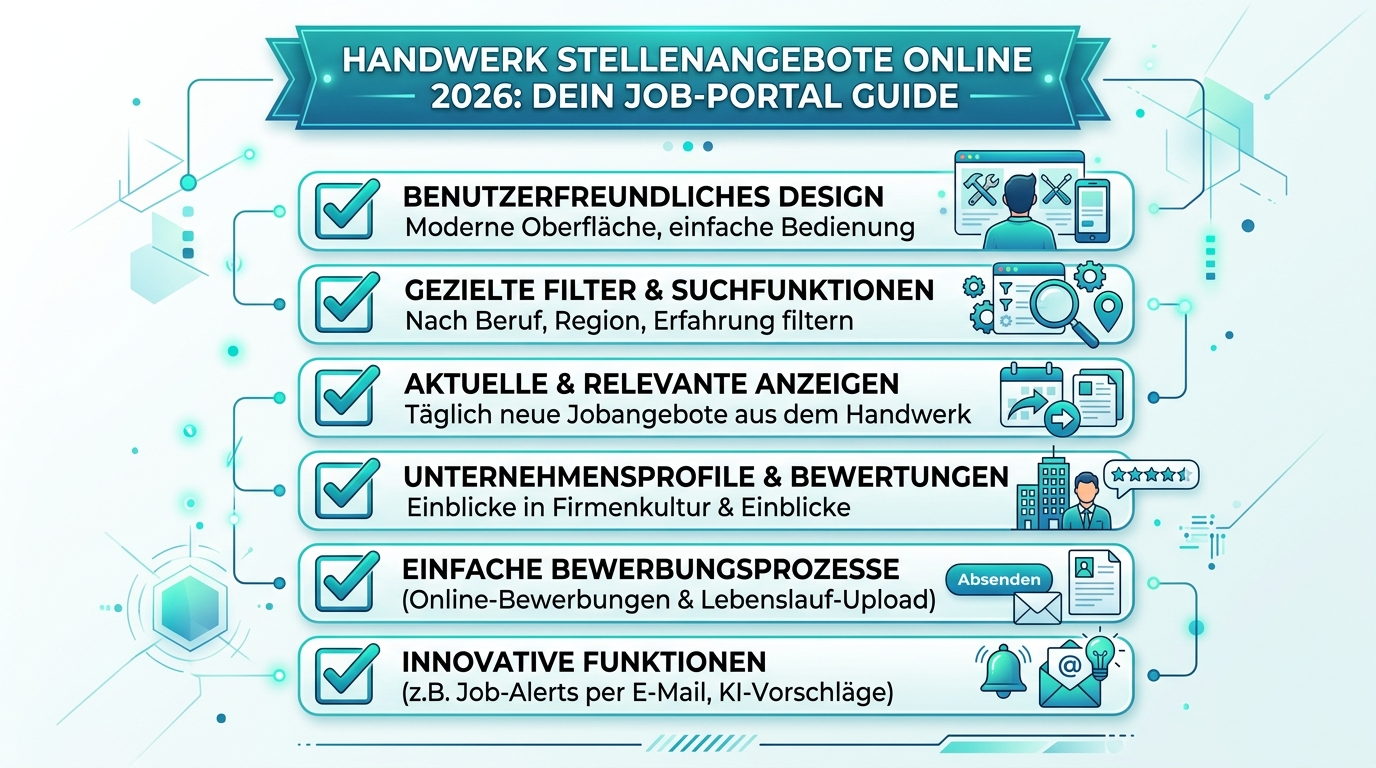 Infografik: handwerk stellenangebote online