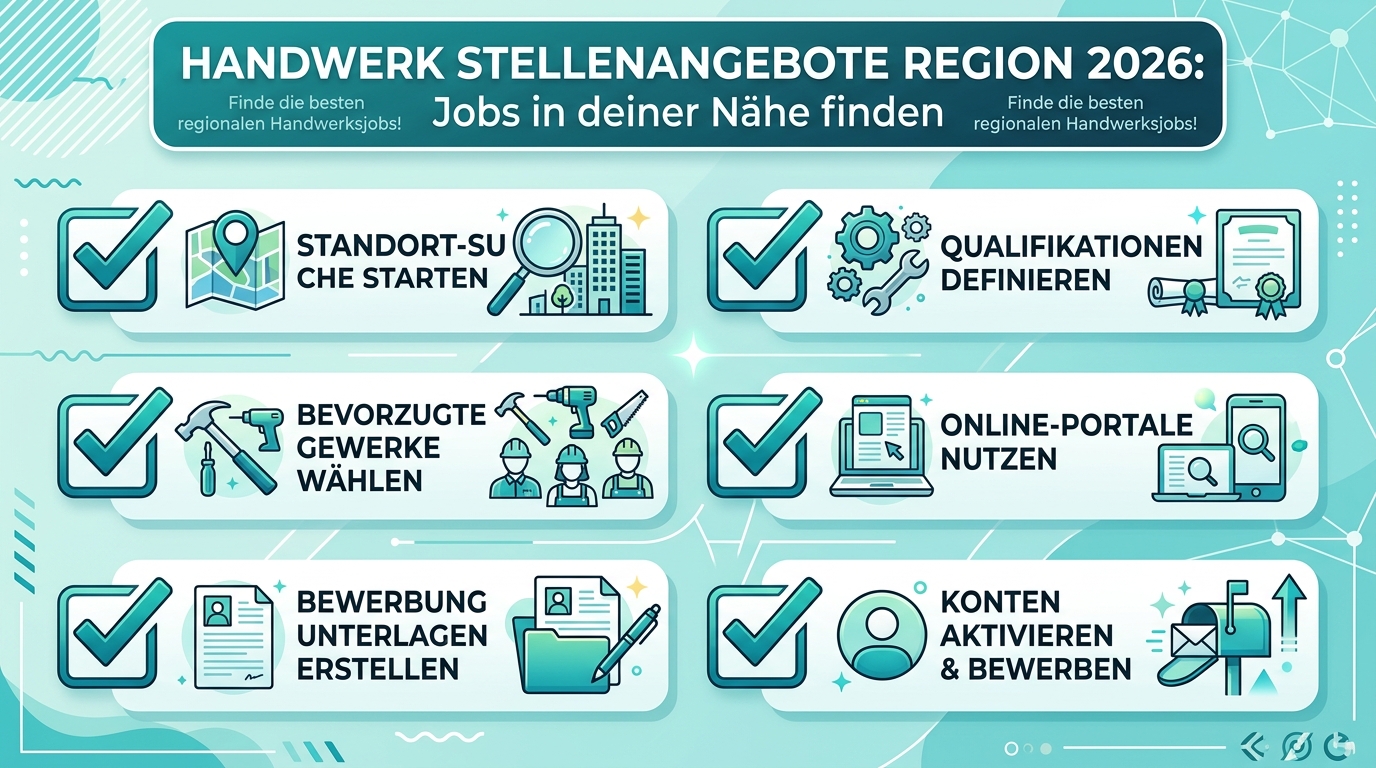 Infografik: handwerk stellenangebote region