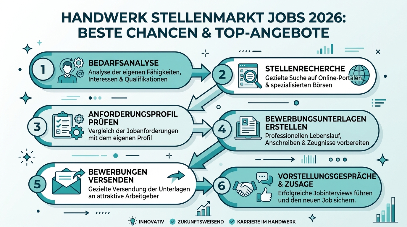 Infografik: handwerk stellenmarkt jobs