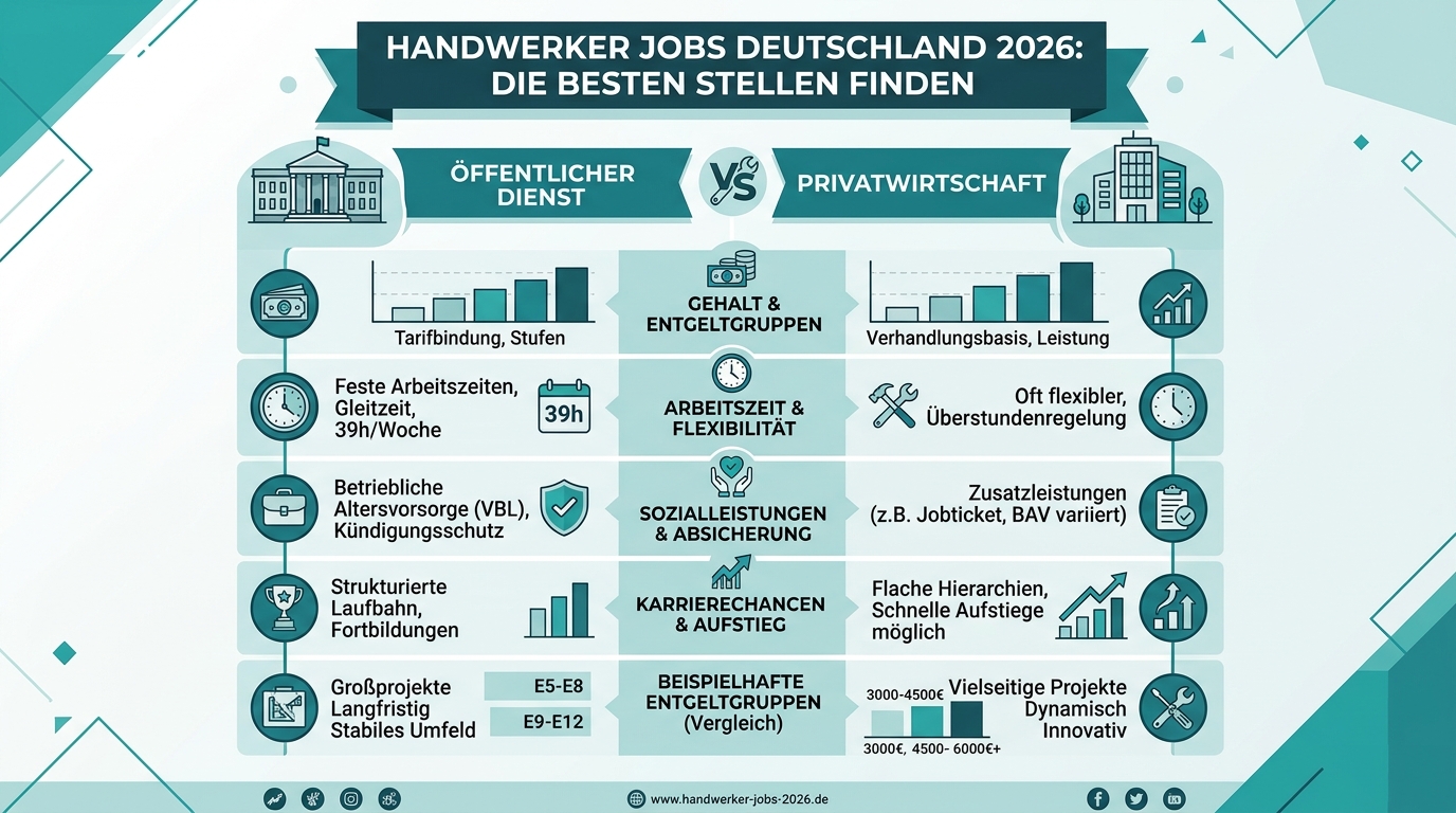 Infografik: handwerker jobs deutschland