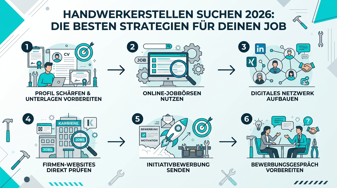 Infografik: handwerkerstellen suchen