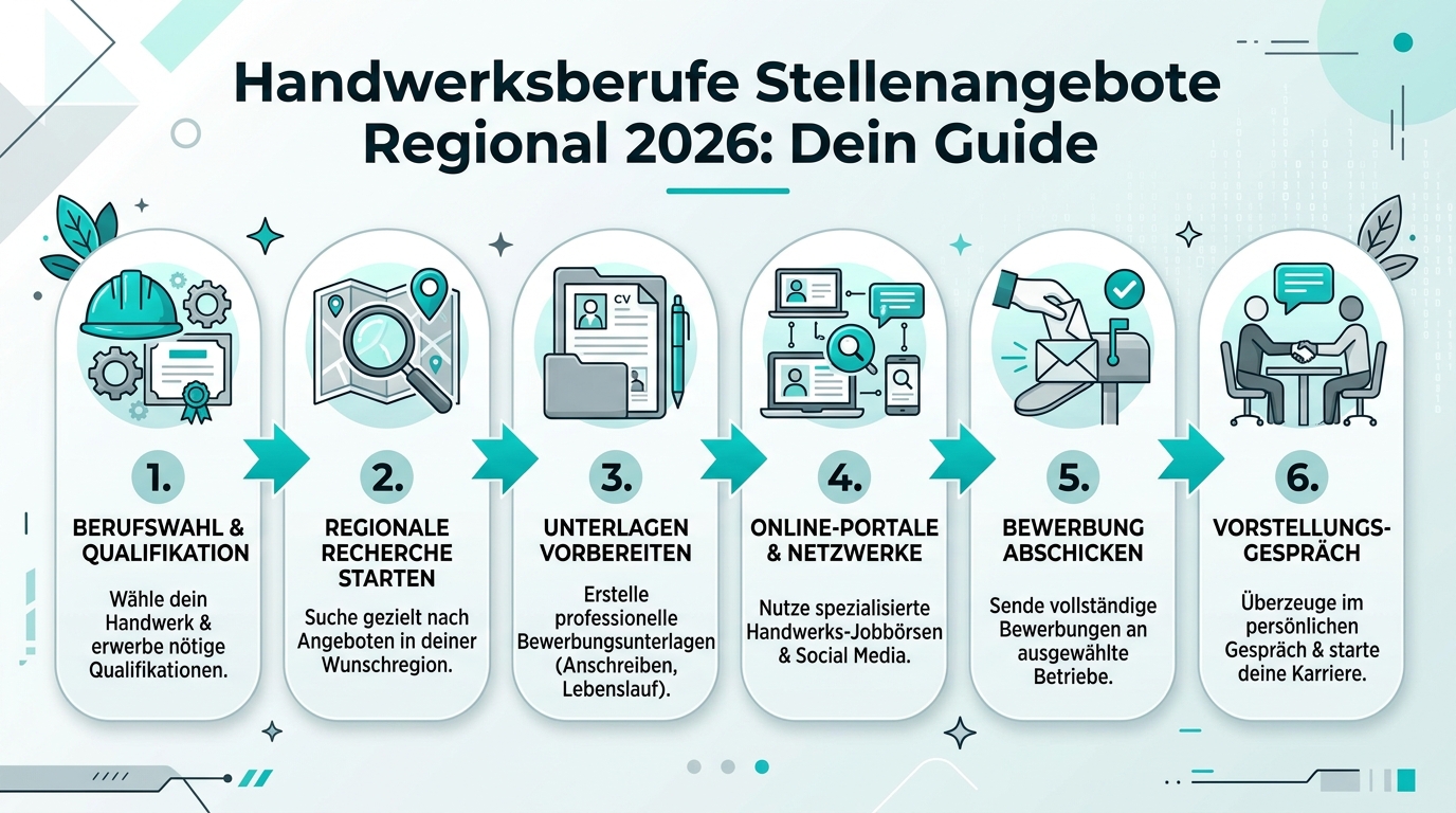 Infografik: handwerksberufe stellenangebote regional