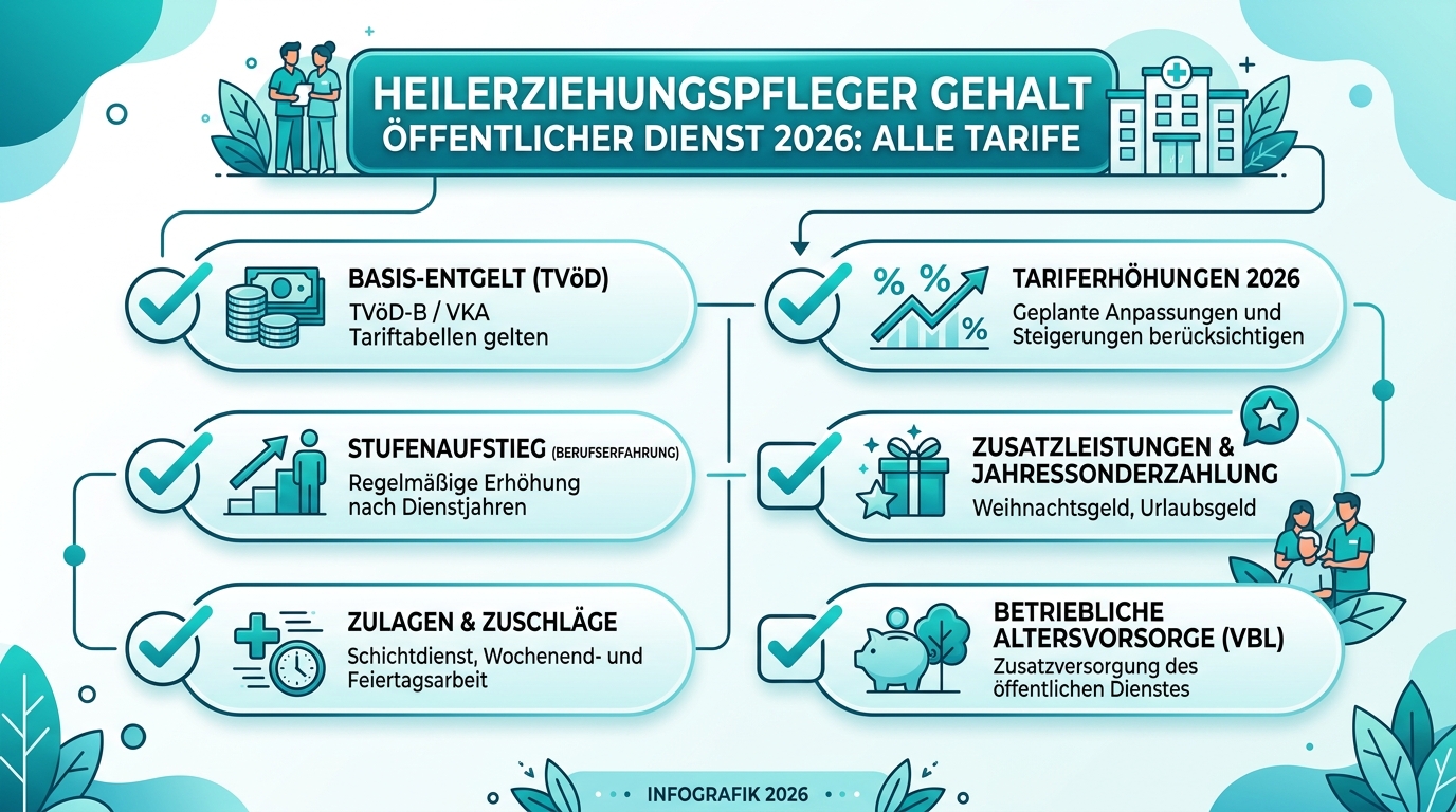 Infografik: heilerziehungspfleger gehalt öffentlicher dienst