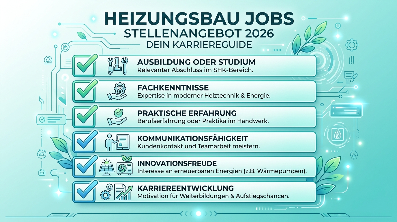 Infografik: heizungsbau jobs stellenangebot