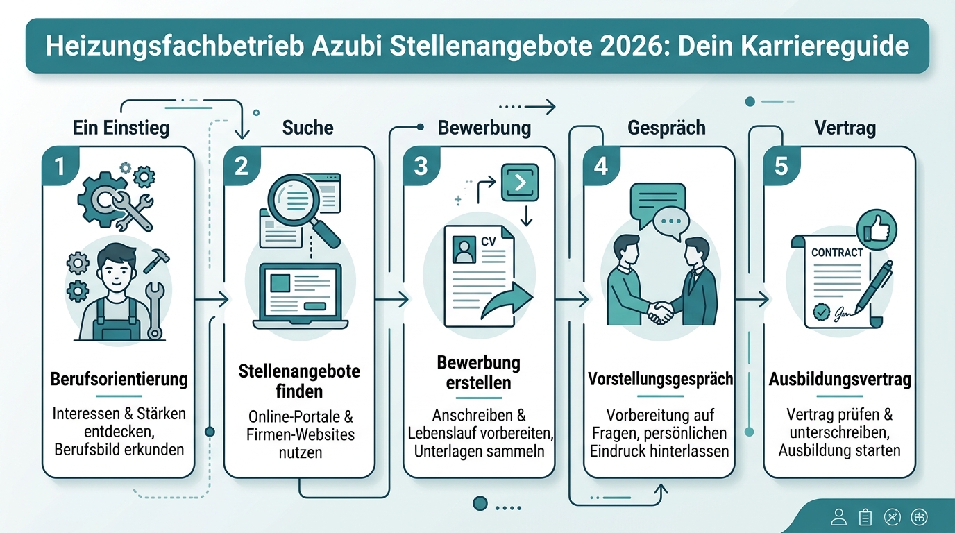 Infografik: heizungsfachbetrieb azubi stellenangebote
