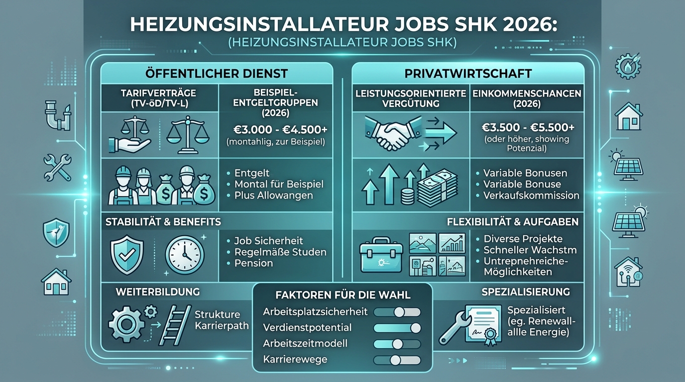 Infografik: heizungsinstallateur jobs shk