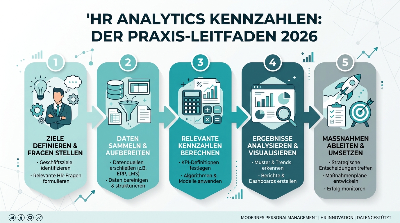 HR Analytics Kennzahlen: Der Praxis-Leitfaden 2026 Infografik: hr analytics kennzahlen