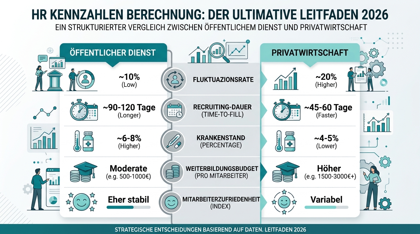 HR Kennzahlen Berechnung: Der ultimative Leitfaden 2026 Infografik: hr kennzahlen berechnung