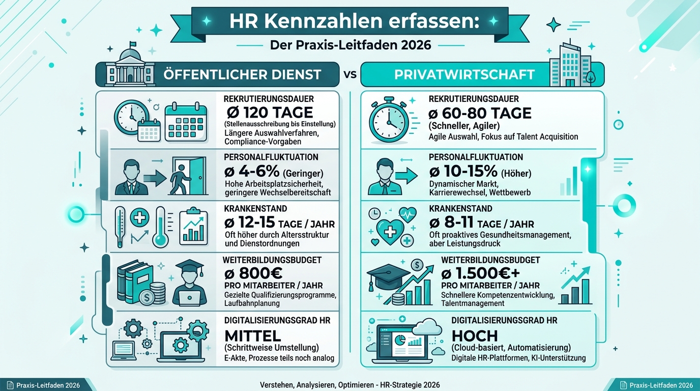 HR Kennzahlen erfassen: Der Praxis-Leitfaden 2026 Infografik: hr kennzahlen erfassen