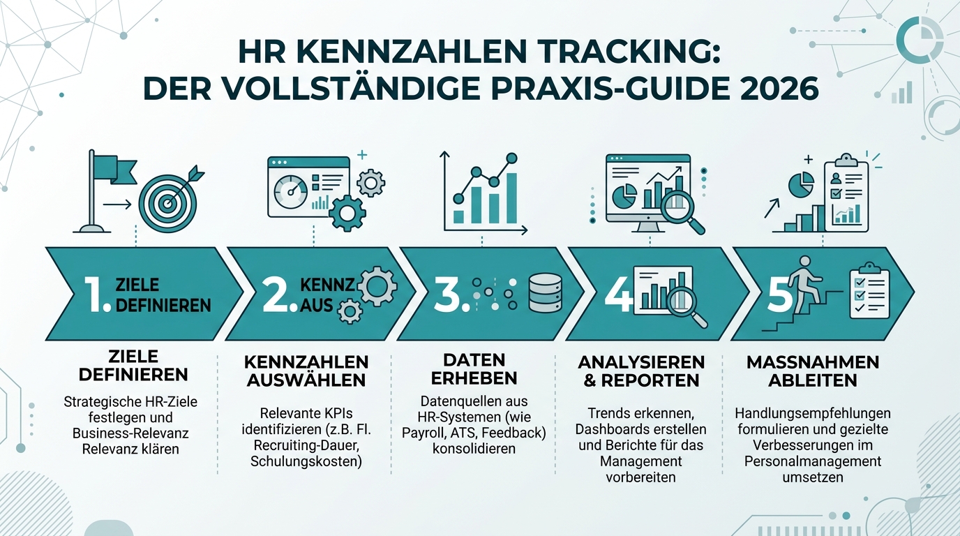 HR Kennzahlen Tracking: Der vollständige Praxis-Guide 2026 Infografik: hr kennzahlen tracking