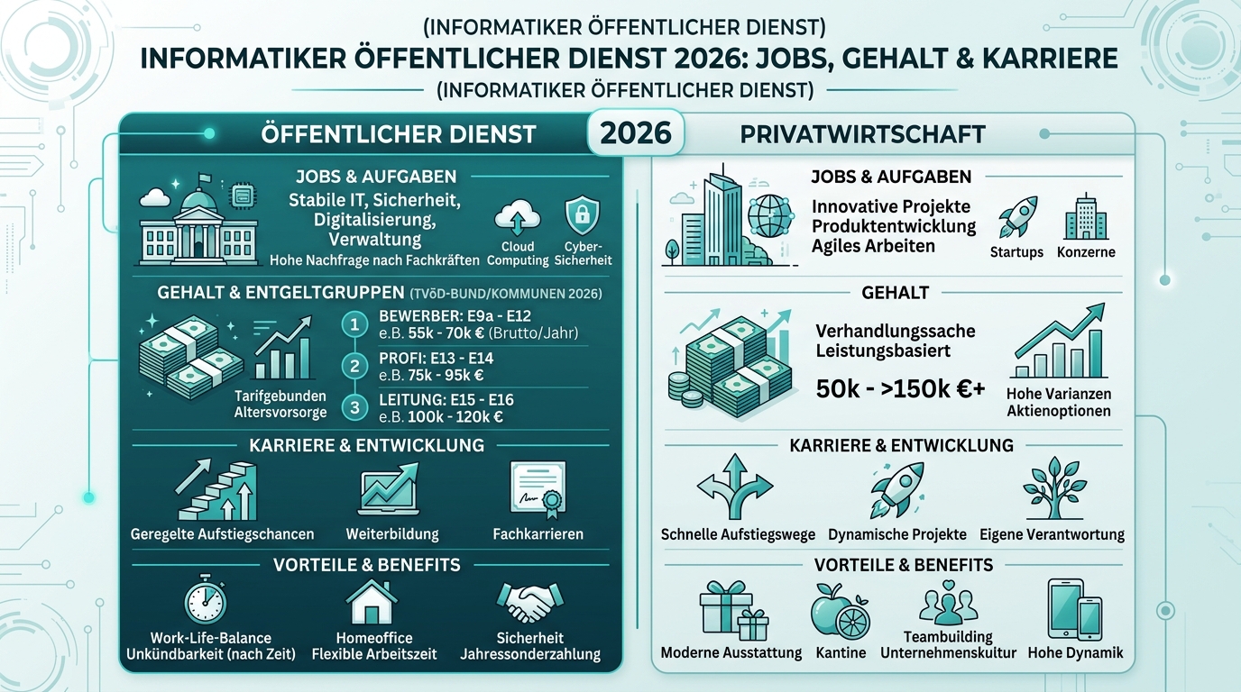 Infografik: informatiker öffentlicher dienst