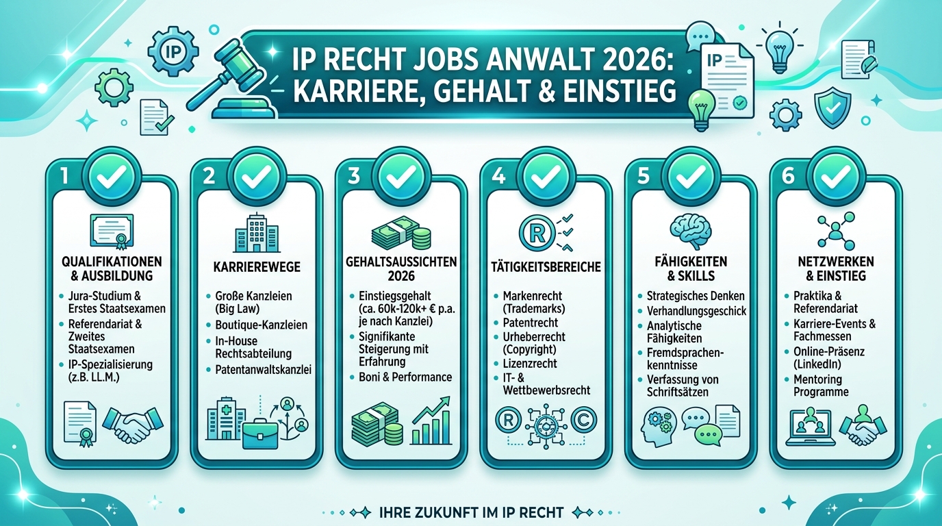 Infografik: ip recht jobs anwalt