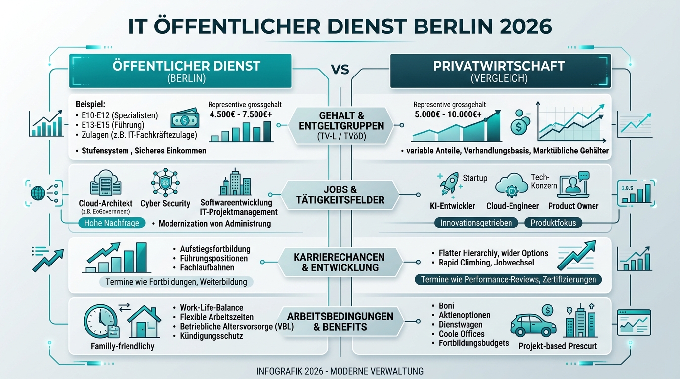 Infografik: it öffentlicher dienst berlin
