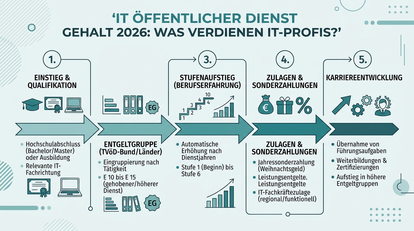 Infografik: it öffentlicher dienst gehalt