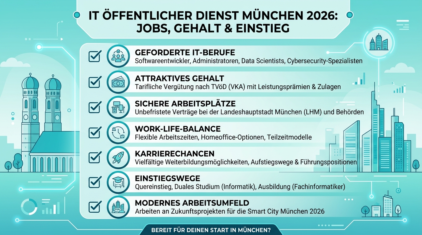 Infografik: it öffentlicher dienst münchen