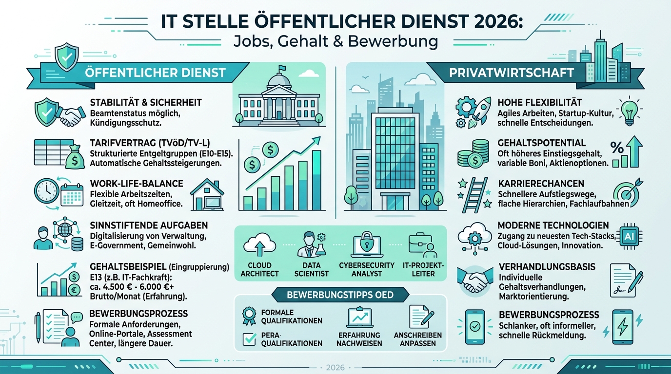Infografik: it stelle öffentlicher dienst