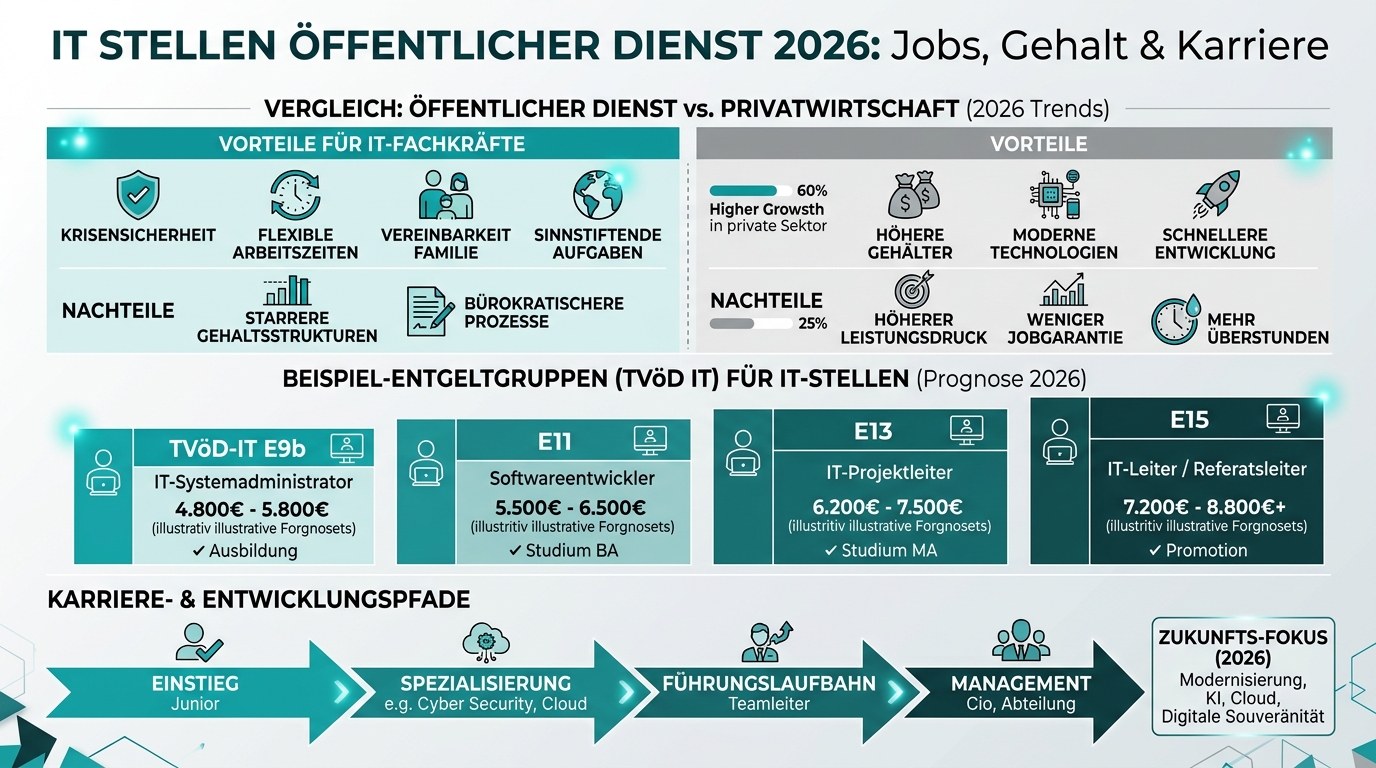 Infografik: it stellen öffentlicher dienst