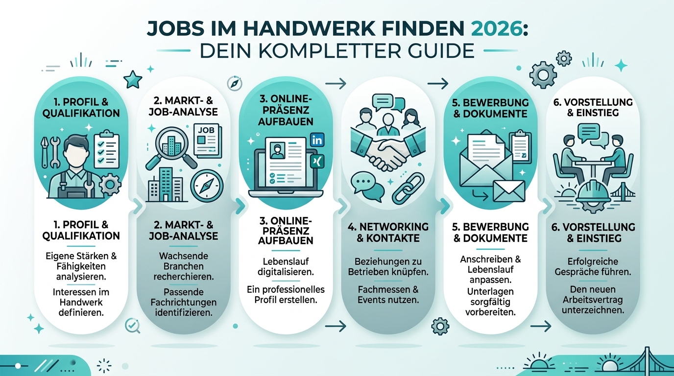 Infografik: jobs handwerk finden