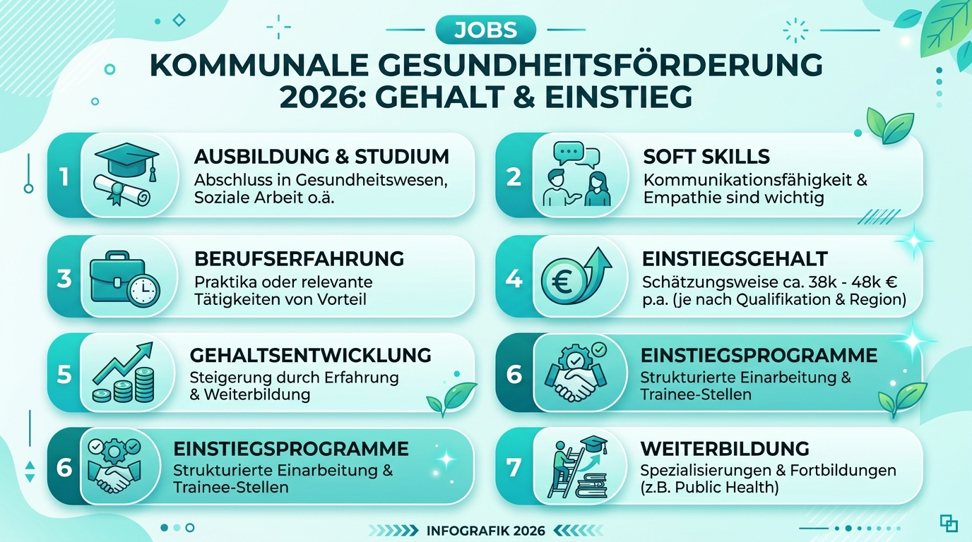 Infografik: jobs kommunale gesundheitsförderung