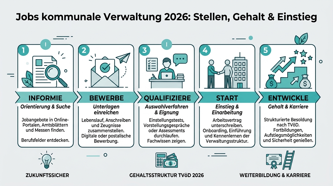 Infografik: jobs kommunale verwaltung