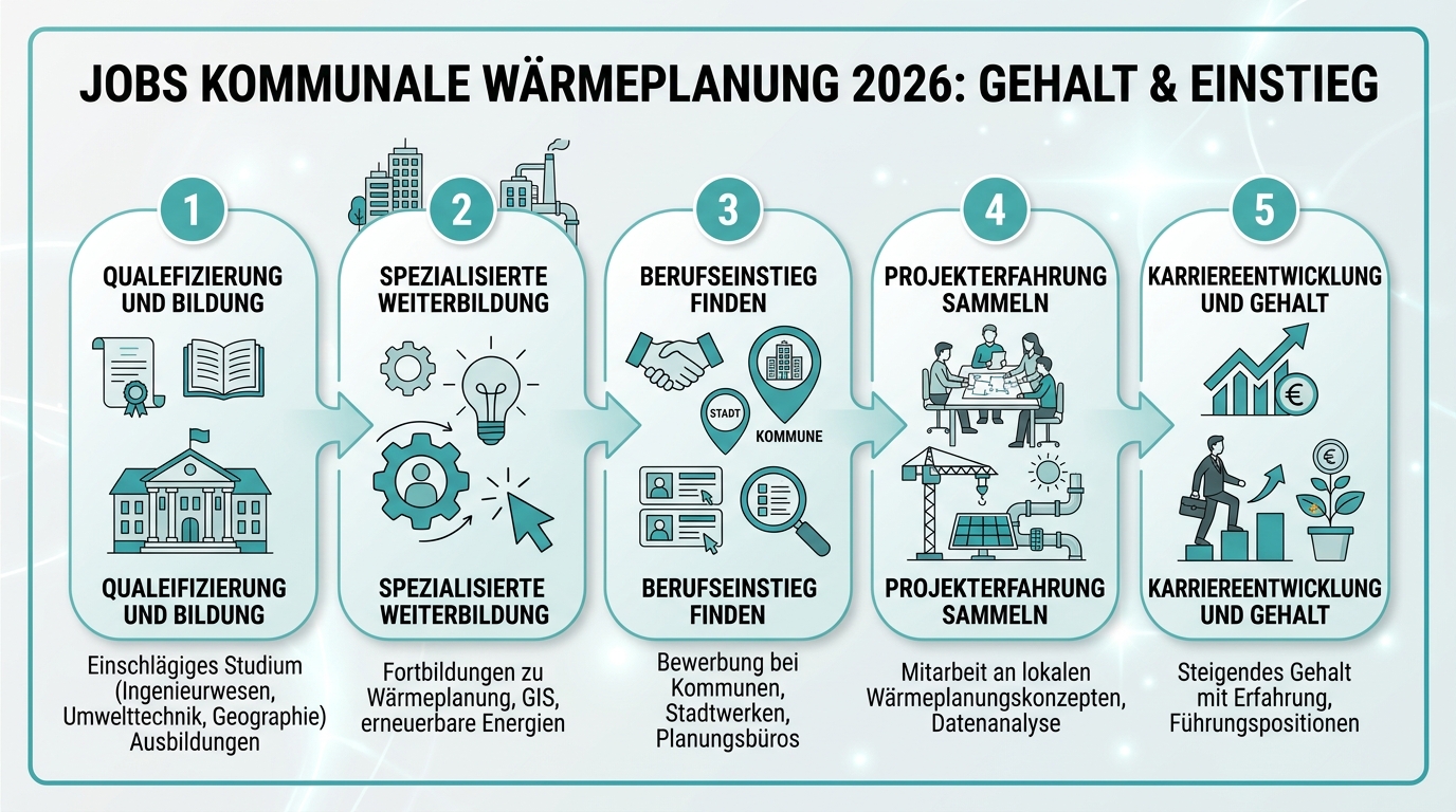 Infografik: jobs kommunale wärmeplanung