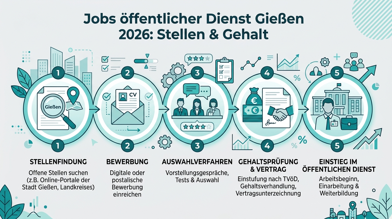 Infografik: jobs öffentlicher dienst gießen