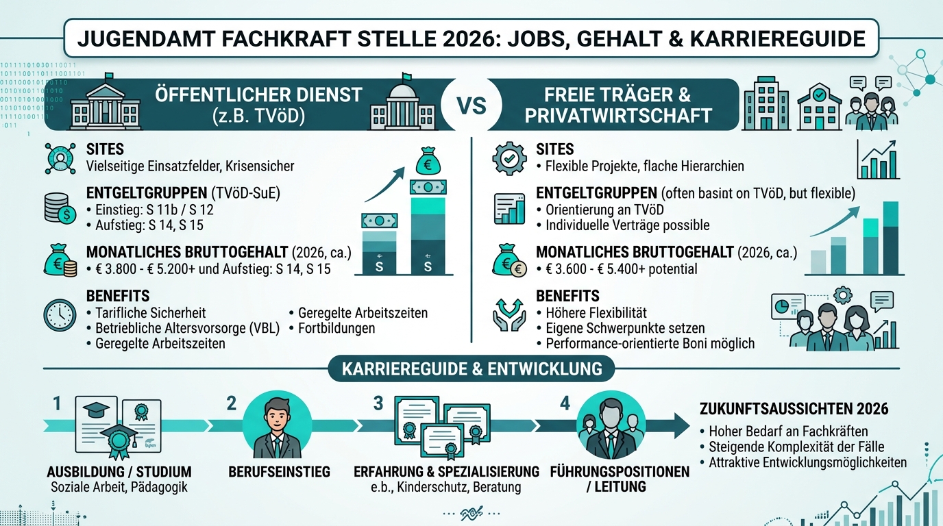 Infografik: jugendamt fachkraft stelle