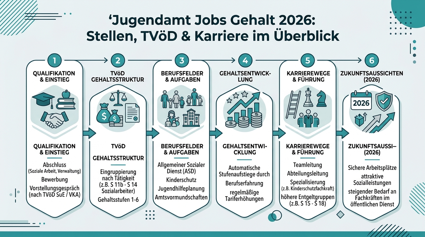 Infografik: jugendamt jobs gehalt