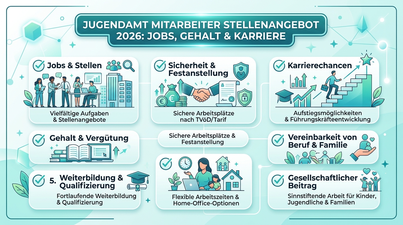 Infografik: jugendamt mitarbeiter stellenangebot