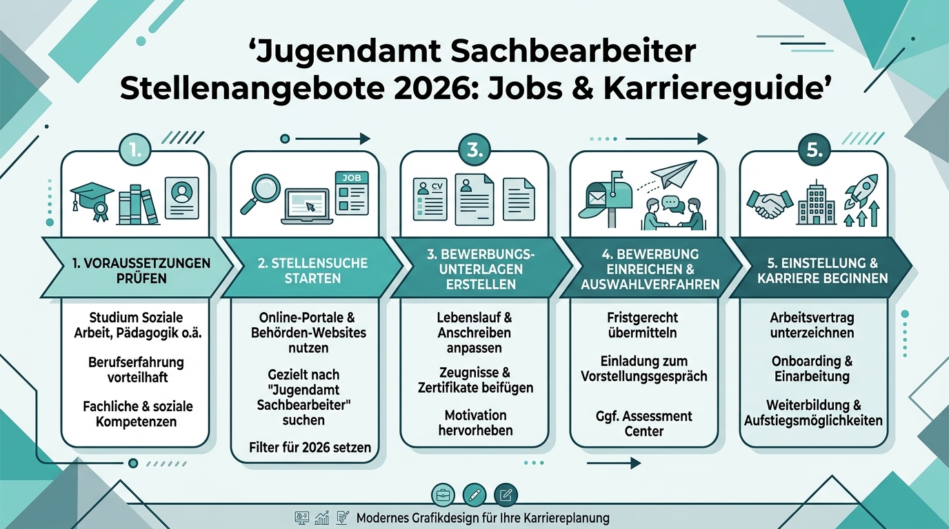Infografik: jugendamt sachbearbeiter stellenangebote