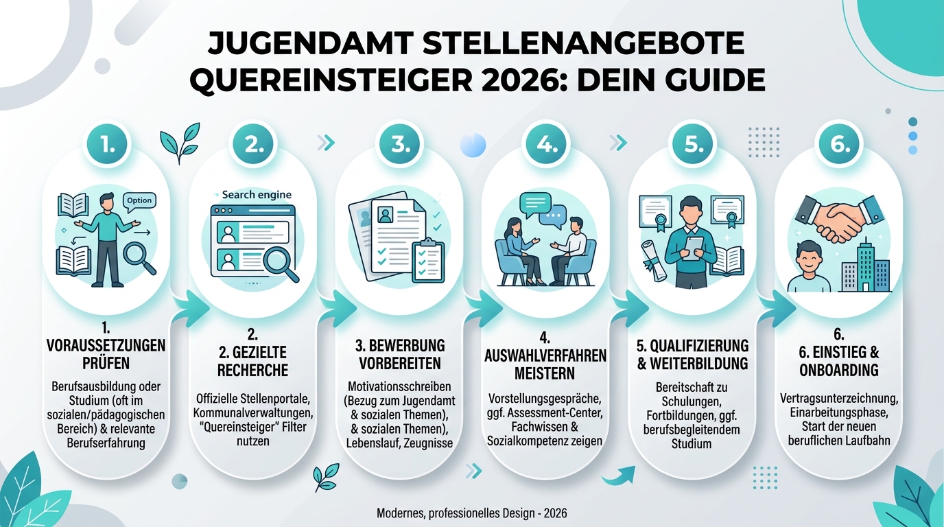 Infografik: jugendamt stellenangebote quereinsteiger
