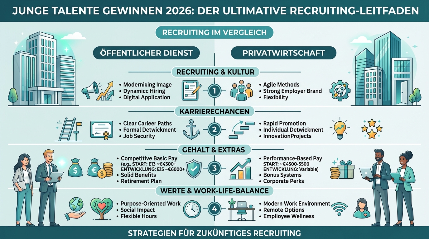 Junge Talente gewinnen 2026: Der ultimative Recruiting-Leitfaden Infografik: junge talente gewinnen