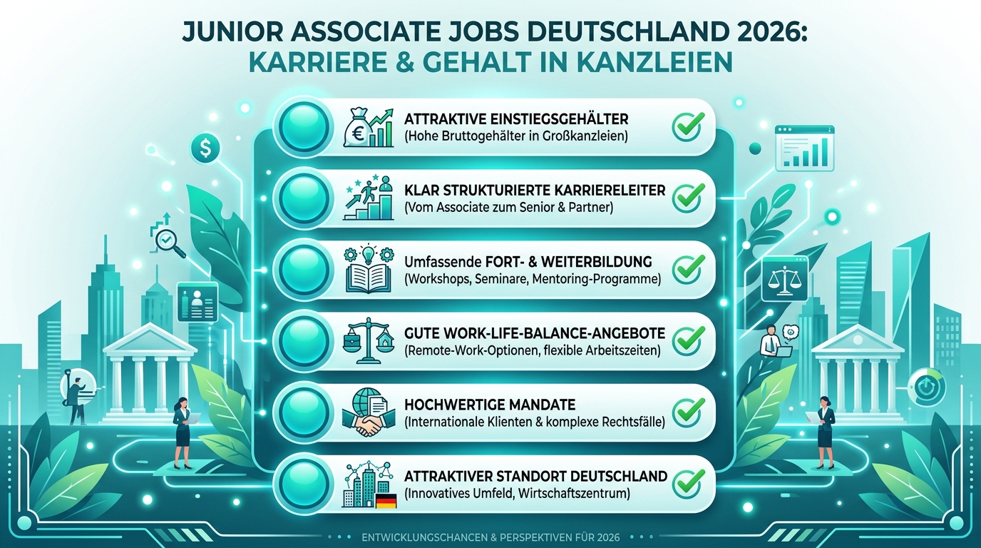 Infografik: junior associate jobs deutschland