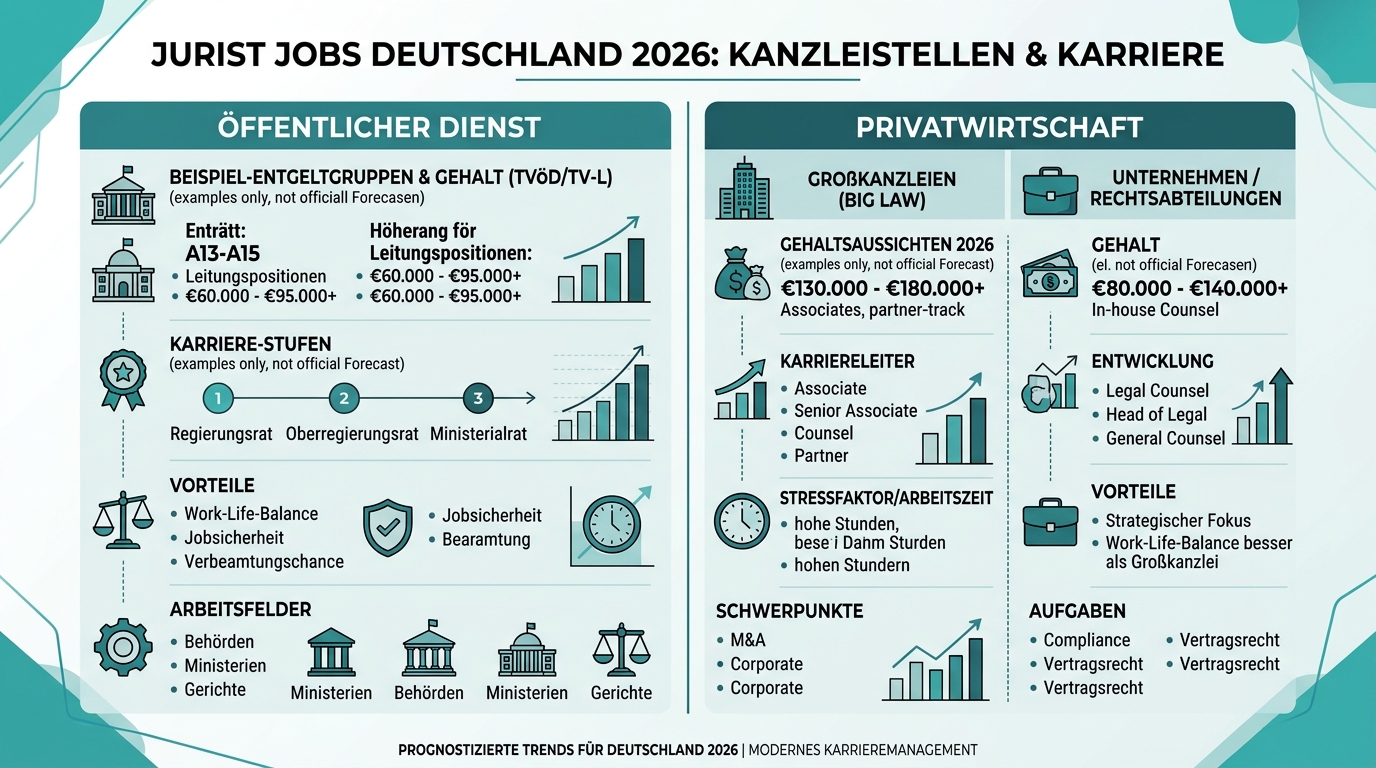 Infografik: jurist jobs deutschland