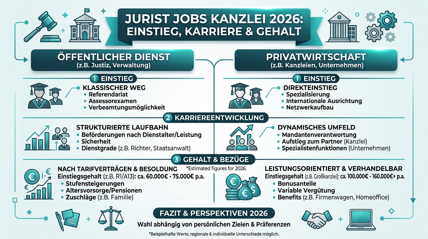 Infografik: jurist jobs kanzlei