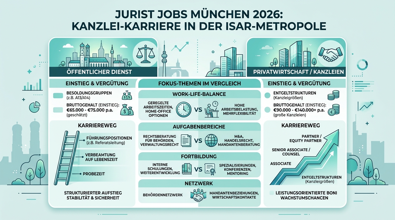 Infografik: jurist jobs münchen
