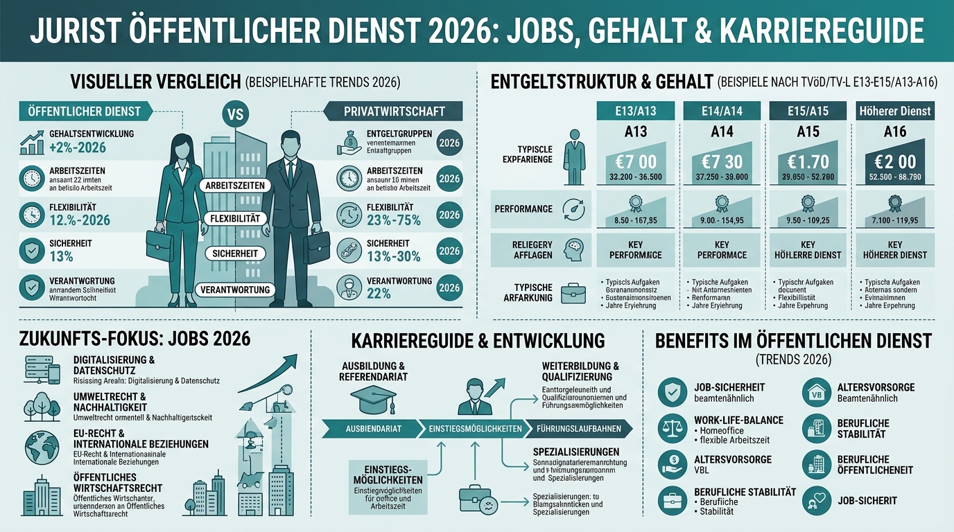 Infografik: jurist öffentlicher dienst