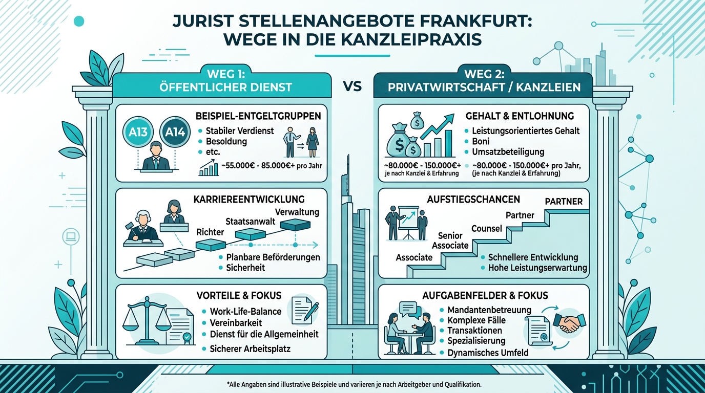 Infografik: jurist stellenangebote frankfurt