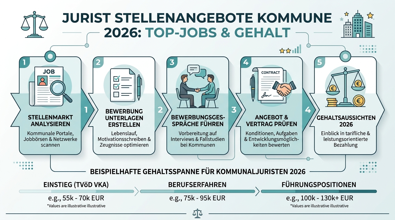 Infografik: jurist stellenangebote kommune