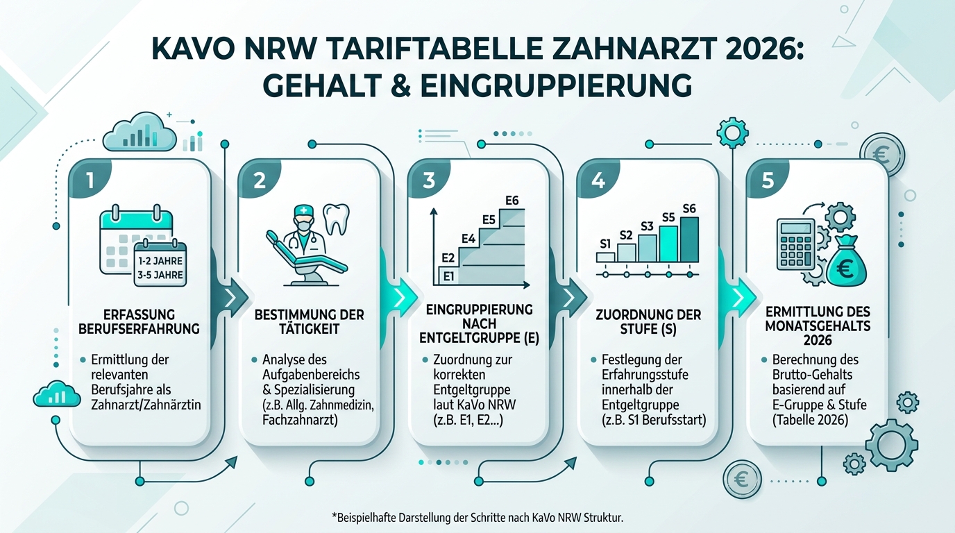 Infografik: kavo nrw tariftabelle zahnarzt