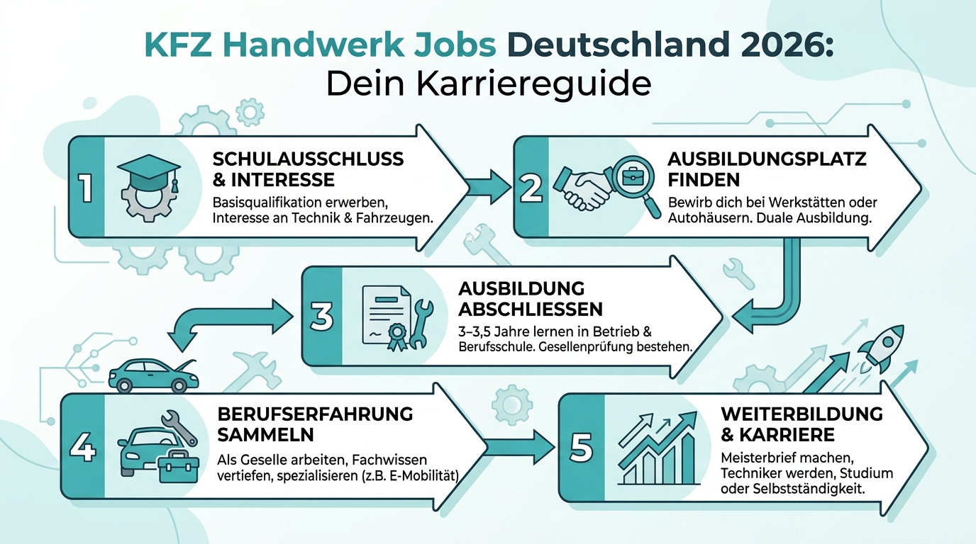 Infografik: kfz handwerk jobs deutschland
