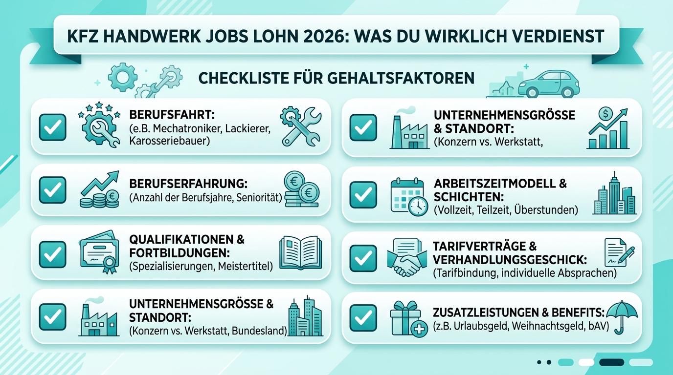 Infografik: kfz handwerk jobs lohn