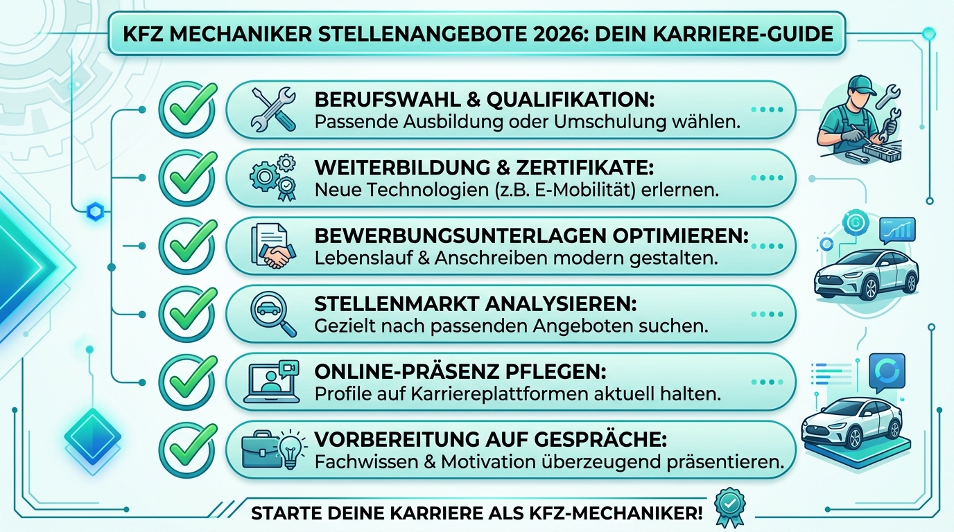 Infografik: kfz mechaniker stellenangebote