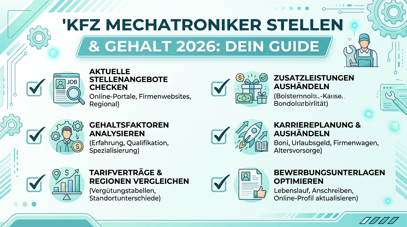 Infografik: kfz mechatroniker stellen gehalt