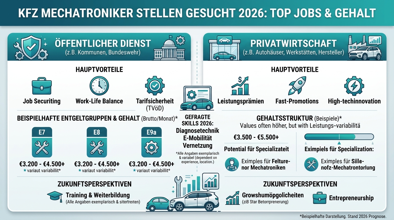 Infografik: kfz mechatroniker stellen gesucht