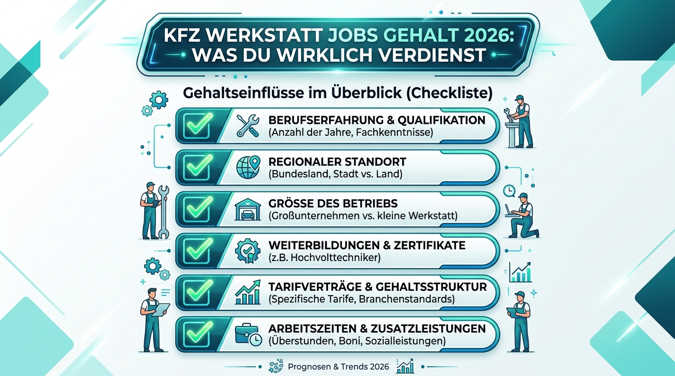 Infografik: kfz werkstatt jobs gehalt